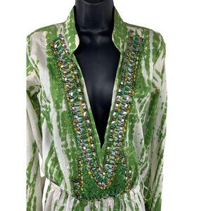 Tanya Marie jewelled womens top 44 chest elastic waist